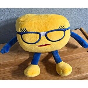 Culver's Resturant Cheese Curd Goldie Plush Girl Stuffed Yellow Figure
